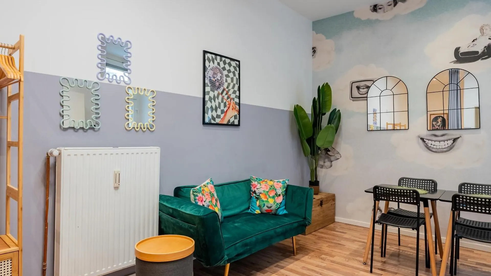 Cozy Retro Chic With Patio And Self Check-In Lejlighed Berlin