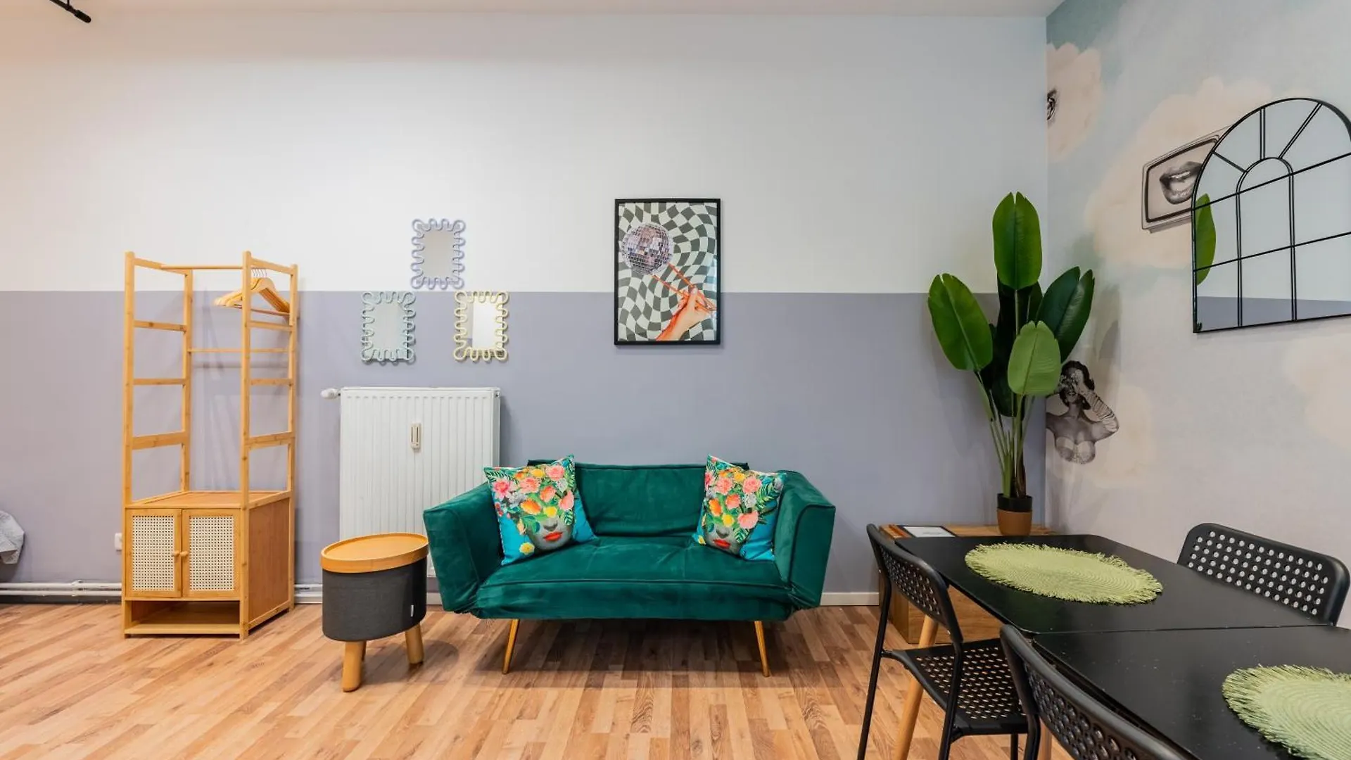 Cozy Retro Chic With Patio And Self Check-In Lejlighed Berlin