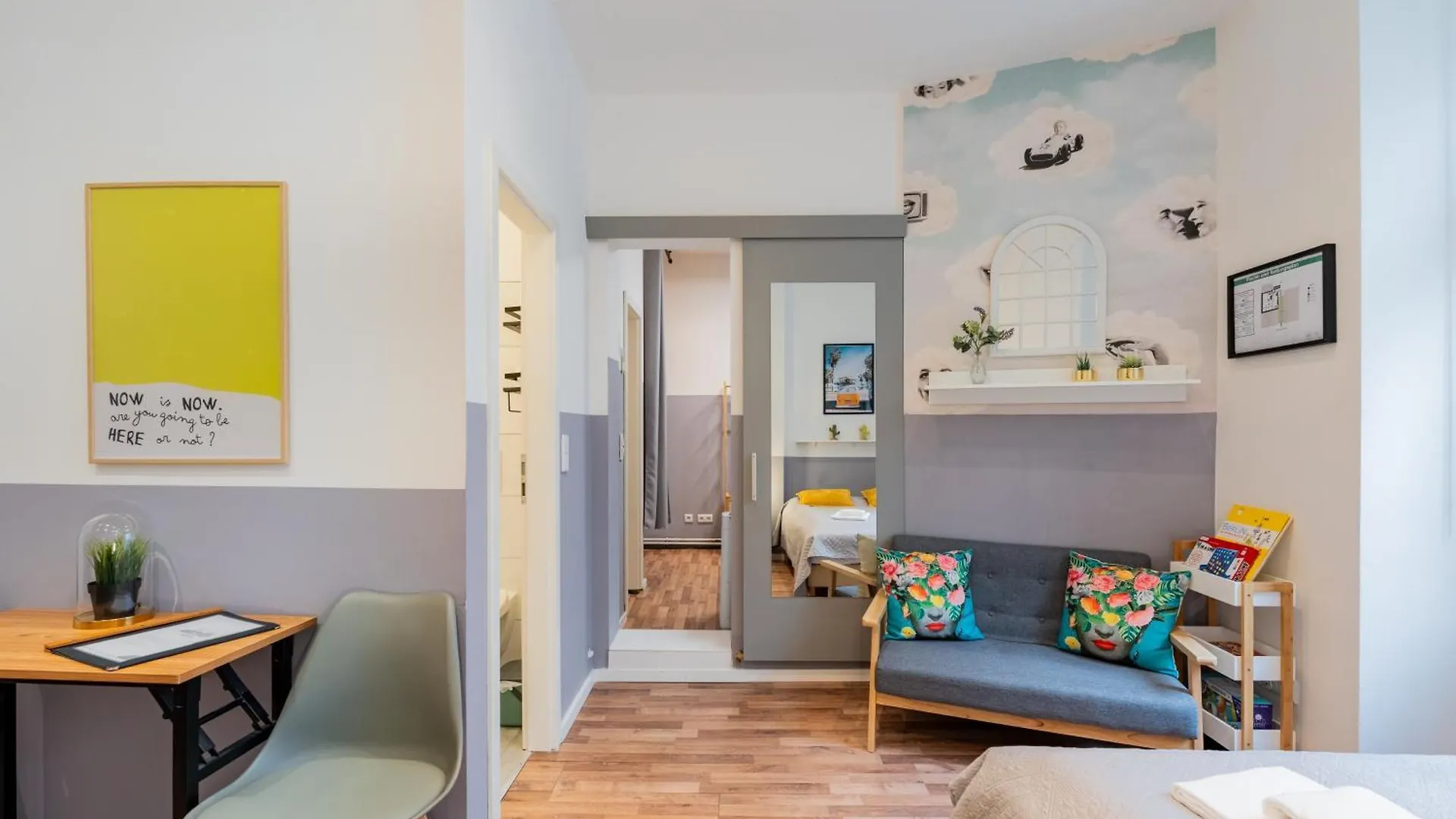 شقة Cozy Retro Chic With Patio And Self Check-In برلين 0*,  ألمانيا