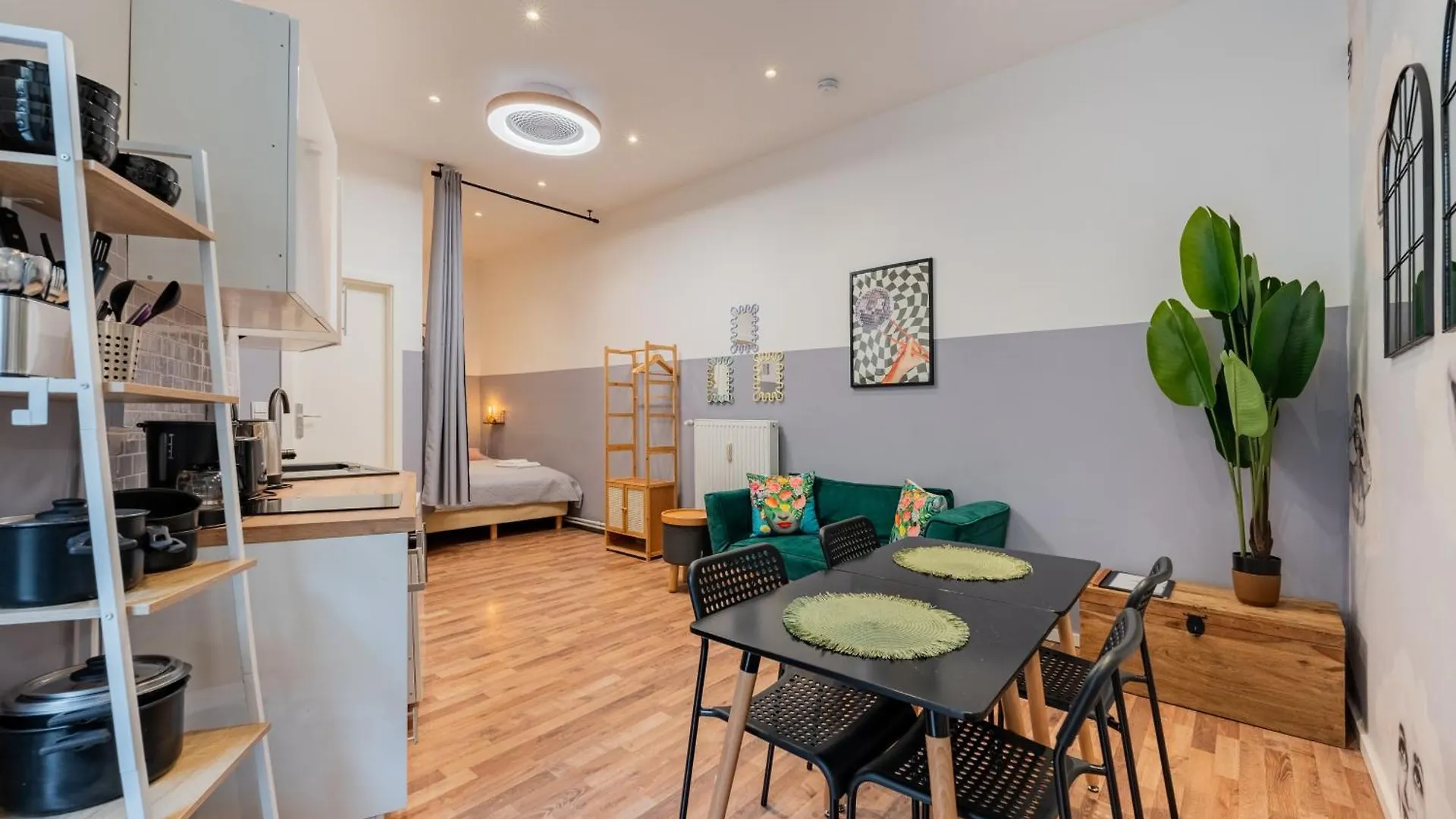 شقة Cozy Retro Chic With Patio And Self Check-In برلين ألمانيا